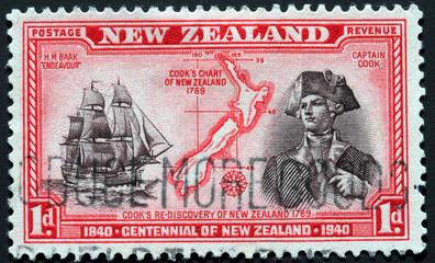 new zealand centennial stamp