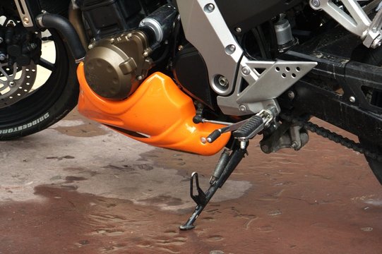 Moteur de moto.