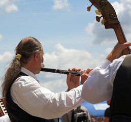 musikanten sind in der stadt