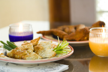 chicken dumpling and chicken wings 2