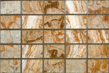 squared marble wall - obrazy, fototapety, plakaty