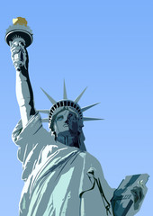 Fototapeta premium liberty statue
