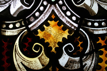 stained glass macro