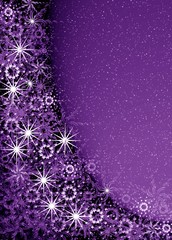 christmas violet magic frame