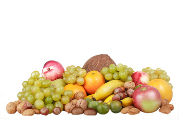 assorted fruits arrangement