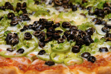 fresh baked pizza pie