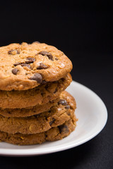 hazelnut and chocolate cookies