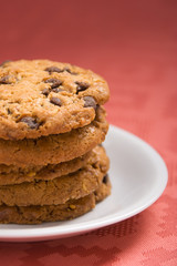 hazelnut and chocolate cookies