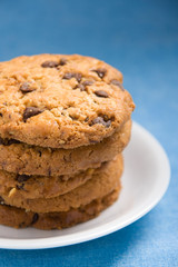 hazelnut and chocolate cookies