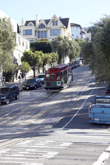 cable car, san francisco