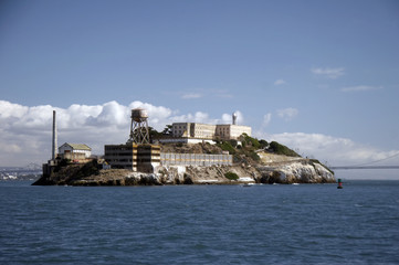 alcatraz - the rock - obrazy, fototapety, plakaty