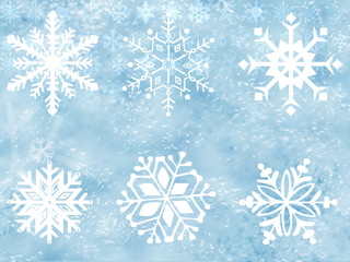 snow flakes background