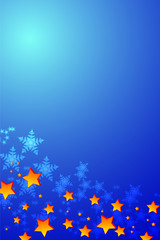 blue abstraction winter/christmas background