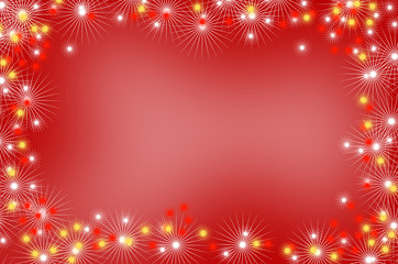 Fototapeta na wymiar red abstraction winter/christmas background