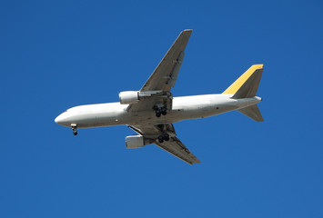 Fototapeta na wymiar boeing 767 heavy cargo jet