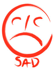 sad face