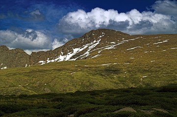 Fototapeta premium colorado mountains and clouds