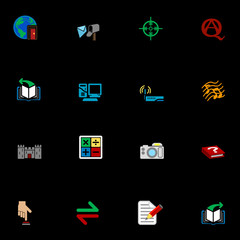 web and computing icons series set