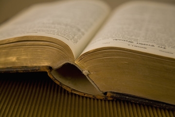 bibel detail-aufnahme