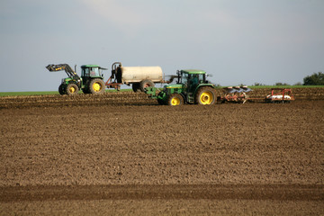 Obraz premium feldbearbeitung