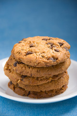 hazelnut and chocolate cookies