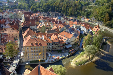 cesky krumlov old town