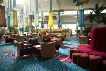 hotel lobby