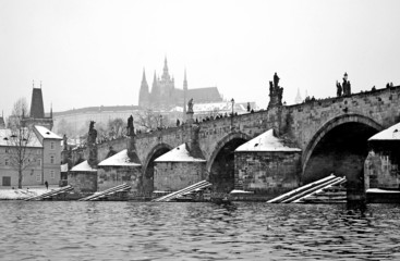 winter prague