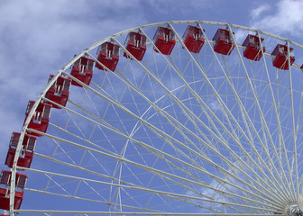 section of a ferris wheel
