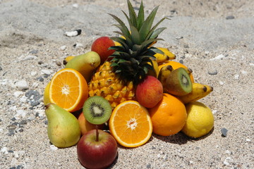 fruits sablé