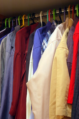 man's closet