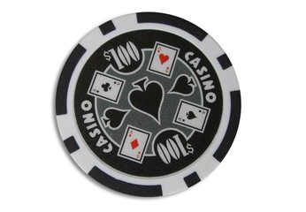 100 dollar poker chip