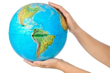 the world in the hands