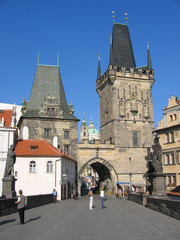 Obraz premium charles bridge & towers