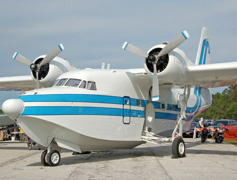 flying boat at airport