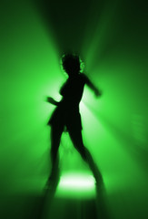 Fototapeta na wymiar disco dancer