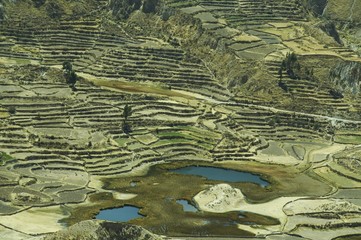 andes landscape in peru