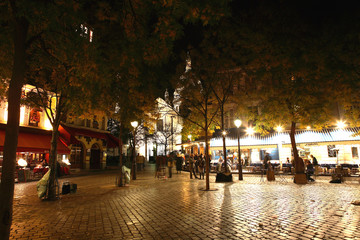 Fototapeta na wymiar Dzielnica Montmartre