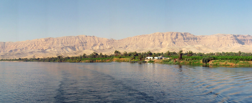 paysage des rives du nil