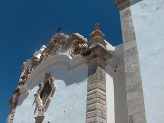 lagos, algarve, portugal, kirchenfassade