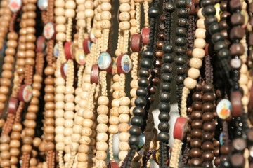 beads on display