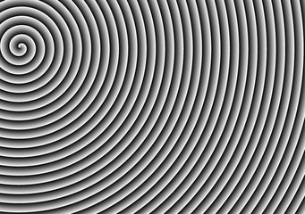 black & white spiral background