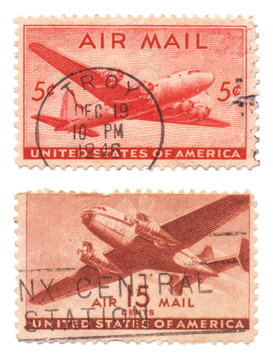 us air mail stamps