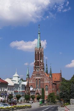 old cathedral at grybow - poland