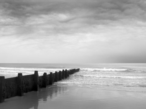 Fototapeta moody beach