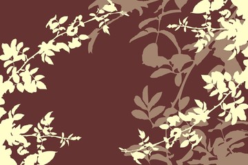 Fototapeta premium brown leaves wallpaper