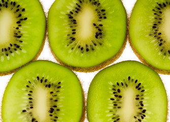 slices of kiwi fruit