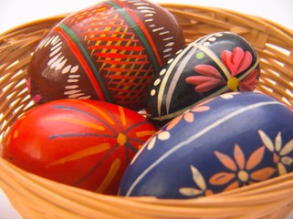 hand-painted easter eggs