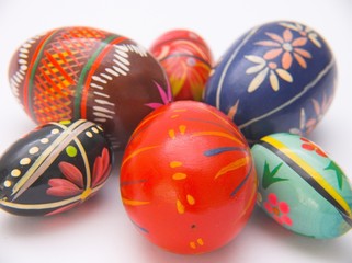 painted easter eggs
