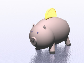 piggy bank. 2007